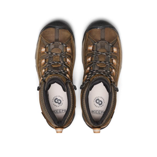 Men's Targhee II Waterproof Mid Wide | Black Olive/Chipmunk