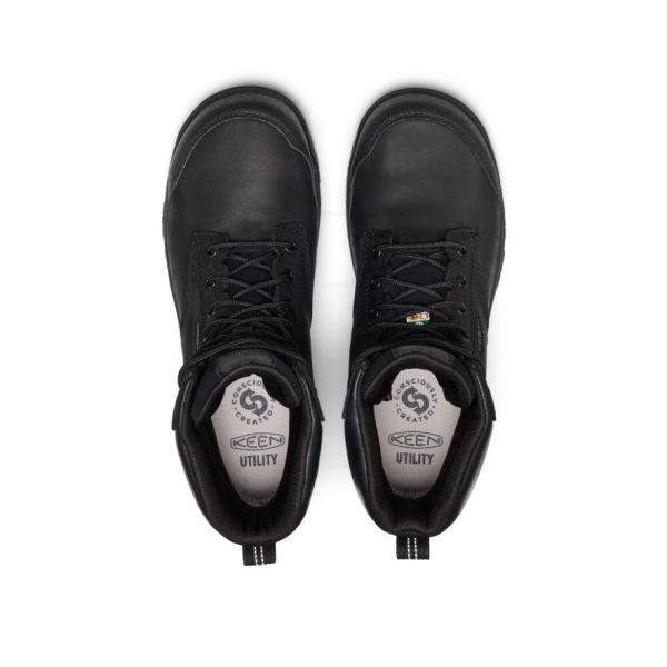 Men's CSA Evanston+ 8 Waterproof Boot (Carbon Toe)  |  Black/Black