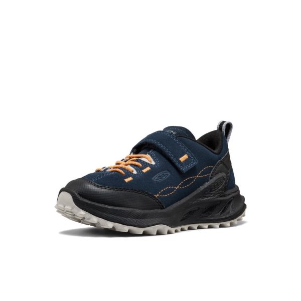 Little Kids' Jasper Zionic Sneaker  |  Naval Academy/Flame Orange