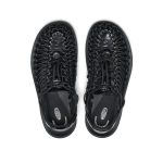 All Gender UNEEK Leather Sneaker  |  Perseid Black
