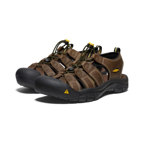 Men's Newport Leather Sandal Wide | Bison