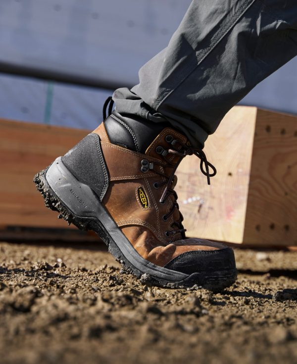 Men's CSA Evanston 6 Waterproof Boot (Carbon Toe) | Bison/Black