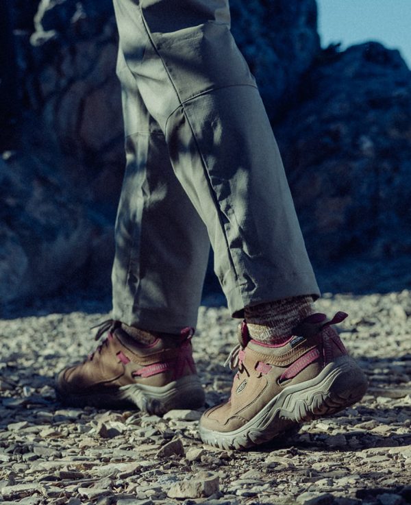 Women's Targhee IV Waterproof Hiking Shoe | Bison/Beaujolais