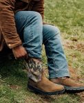 Men's Flatland Pull-On Waterproof Work Boot (Soft Toe) | MOSSY OAK® BREAK-UP COUNTRY©®