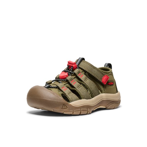 Little Kids' Newport H2  |  Martini Olive/Aura Orange