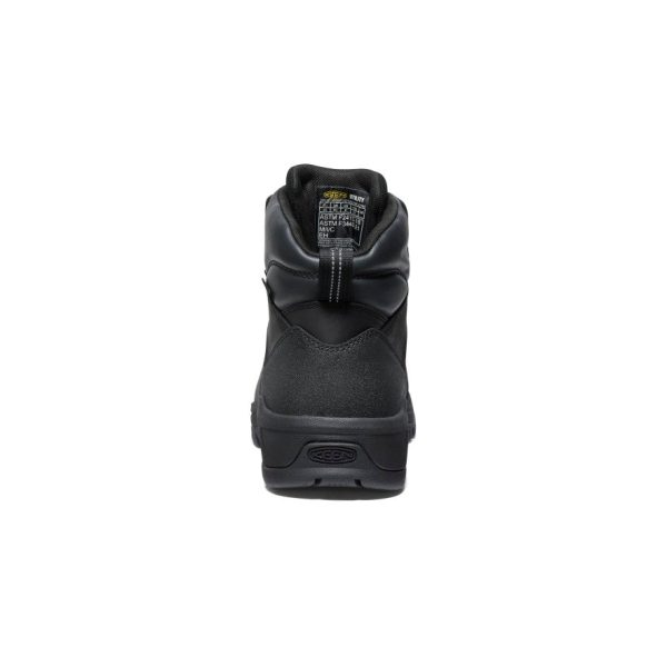 Men's Evanston 6 Waterproof Boot (Carbon Toe) | Black/Black