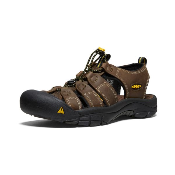 Men's Newport Leather Sandal Wide | Bison