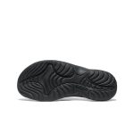 Women's Waimea Leather Flip-Flop | Black/Black