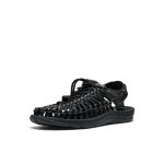 All Gender UNEEK Leather Sneaker  |  Perseid Black