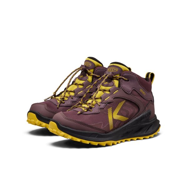 Big Kids' Zionic Waterproof Boot | Huckleberry/Mango Mint