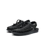 All Gender UNEEK Leather Sneaker  |  Perseid Black