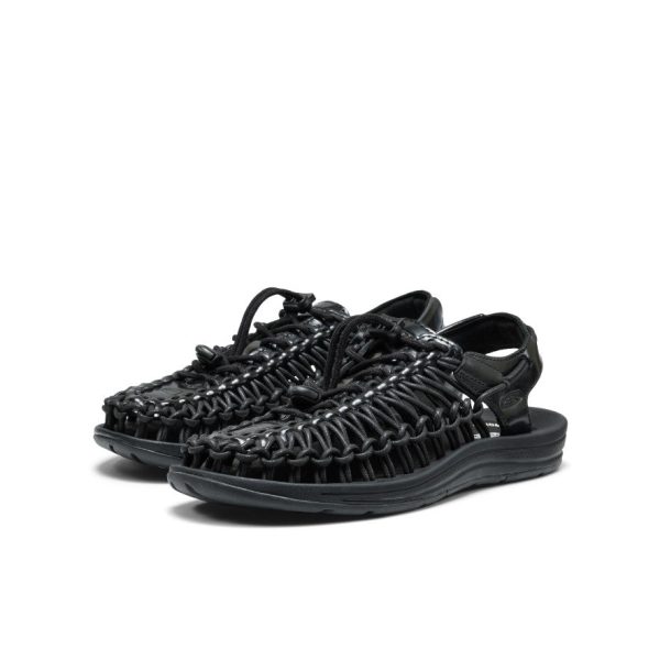 All Gender UNEEK Leather Sneaker  |  Perseid Black