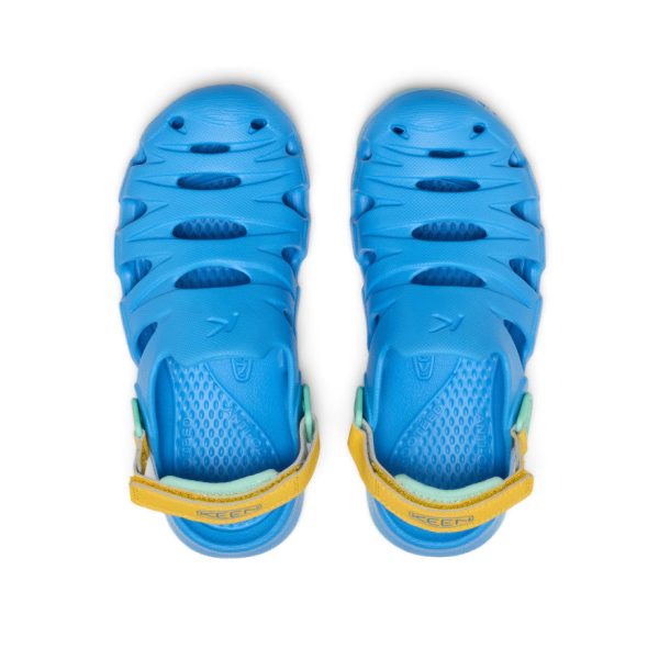 Big Kids' HyperFLT Clog  |  Azure Blue/Daffodil