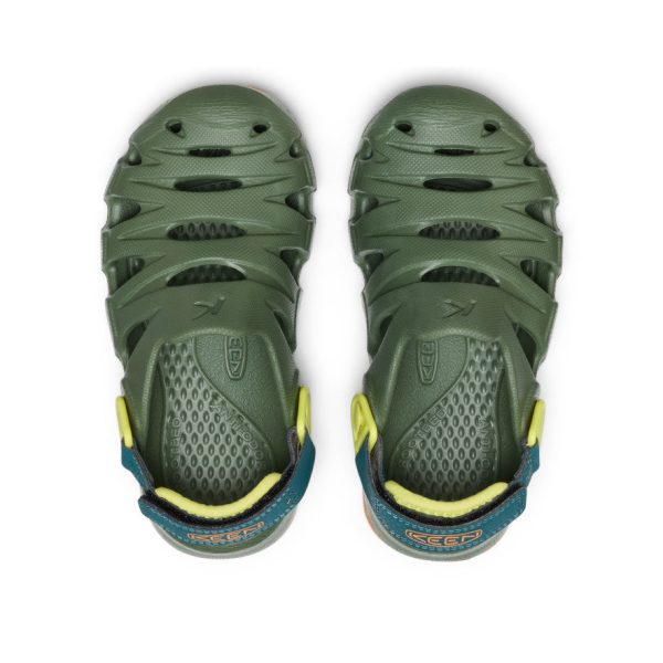 Little Kids' HyperFLT Clog | Bronze Green/Orange Peel