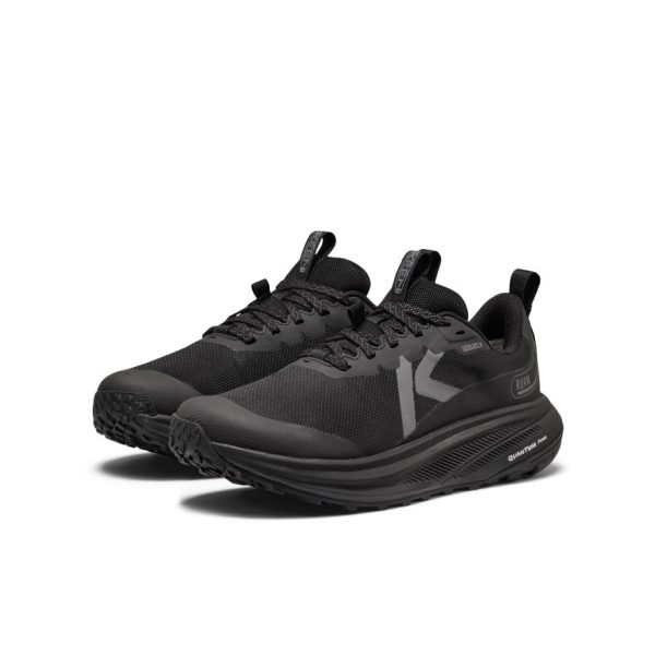 Women's Roam Waterproof Trail Running Shoe | Black/Black