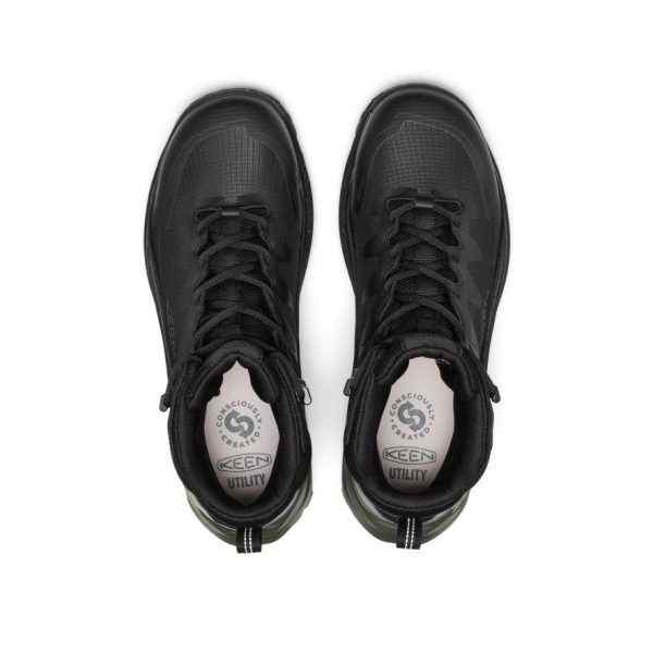 Men's Targhee Blur Waterproof Work Boot (Carbon Toe)  |  Forest Night/Black