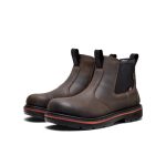 Men's Liberty Chelsea 90?? Heel Work Boot (Carbon Toe) | Coffee Bean/Black