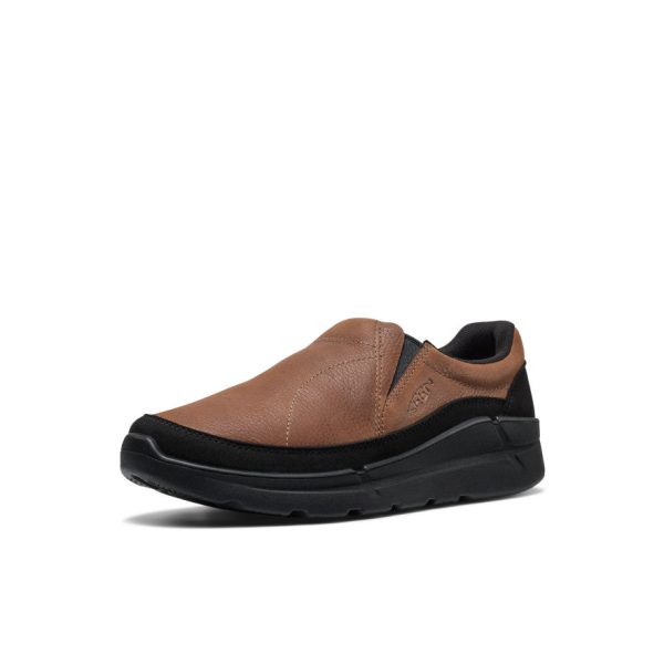 Men's KM2 Leather Slip-On  |  Bison/Black