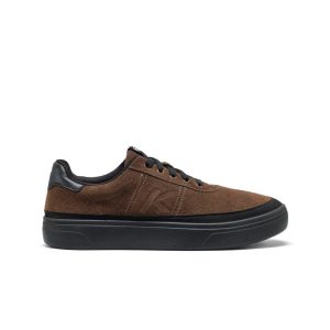 Men's KM4 Leather Sneaker  |  Dark Earth/Black