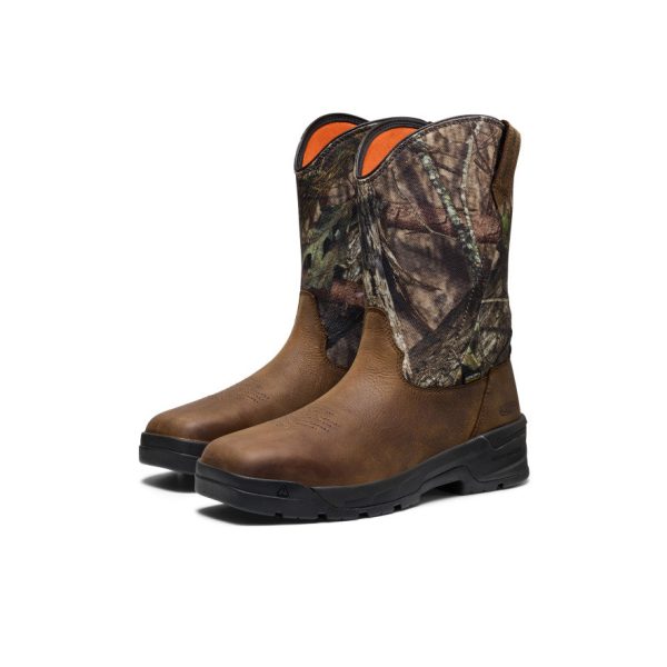 Men's Flatland Pull-On Waterproof Work Boot (Soft Toe) | MOSSY OAK® BREAK-UP COUNTRY©®