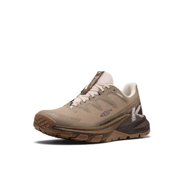 Women's Targhee Apex Waterproof Hiking Shoe  |  Brindle/Peach Blush