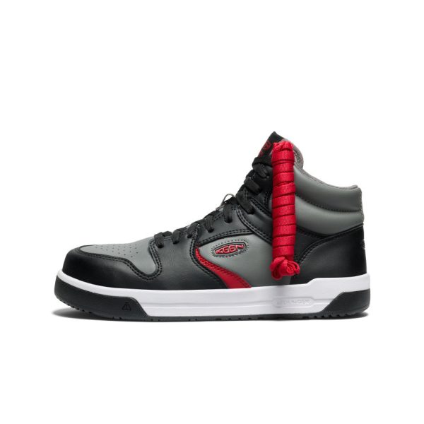 Men's Overton Mid Work Shoe (Carbon Toe) | Steel Grey/Black