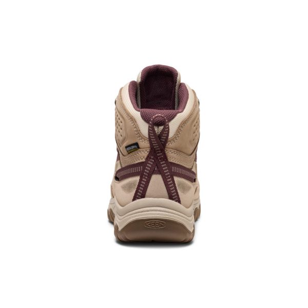 Women's Targhee IV Wide Waterproof Hiking Boot  |  Plaza Taupe/Huckleberry