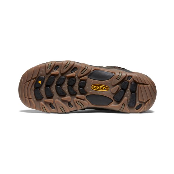 Men's Headout Waterproof Hiking Boot | Black Olive/Fossil Orange