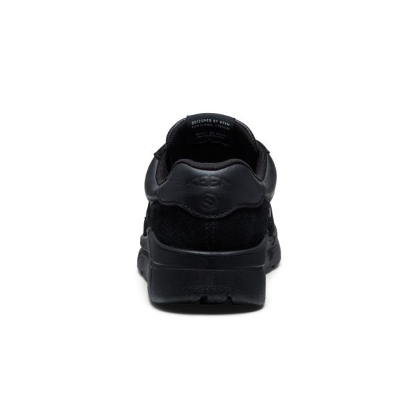 Men's KM2 Leather Jogger  |  Black/Black
