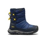 Little Kids' Puffrider Waterproof Winter Boot  |  Naval Academy/Mango Mint