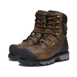 Men's CSA Camden 8 Waterproof Boot (Carbon Toe) | Dark Earth/Black