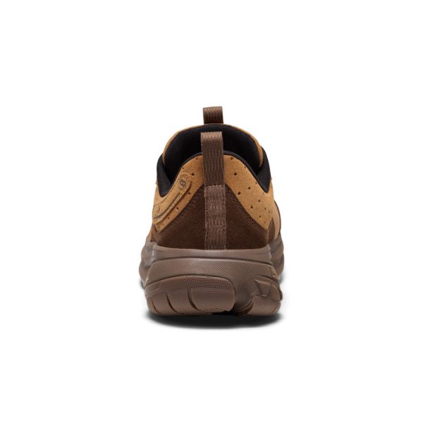Men's Roam Leather Trail Running Shoe | Chipmunk/Dark Earth