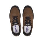 Men's KM4 Leather Sneaker | Dark Earth/Black