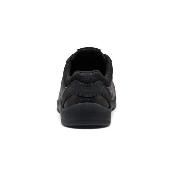 Women's Jasper Decon Leather Sneaker  |  Black/Black