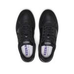 Men's KM2 Leather Jogger  |  Black/Black