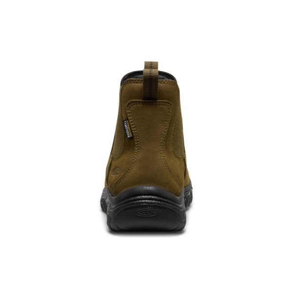 Women's Greta II Waterproof Chelsea | Dark Olive/Black