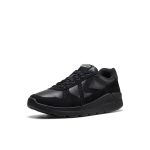 Women's KM2 Leather Jogger | Black/Black