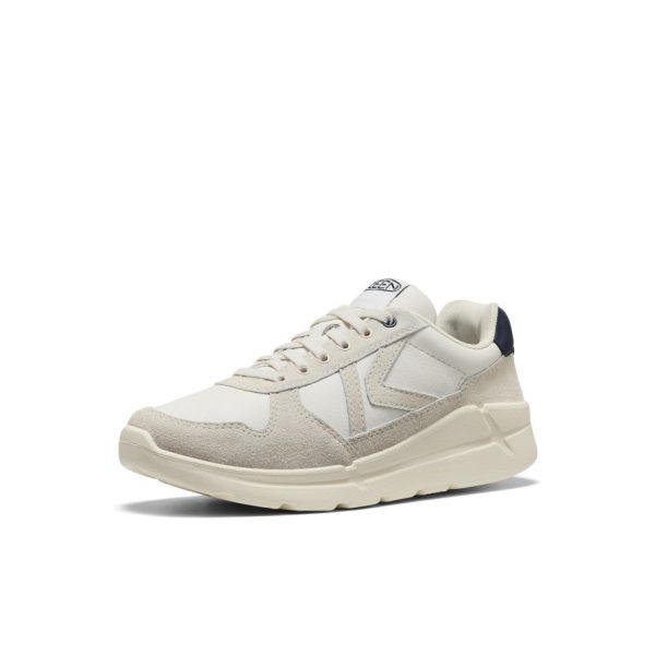 Women's KM2 Leather Jogger | Birch/Naval Academy