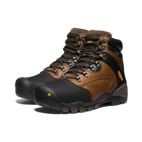 Men's Louisville 6 MET Waterproof Boot (Steel Toe) | Slate Black