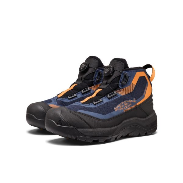 Men's Revel IV EXP CF Polar Waterproof Boot | Naval Academy/Flame Orange