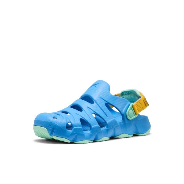 Big Kids' HyperFLT Clog  |  Azure Blue/Daffodil
