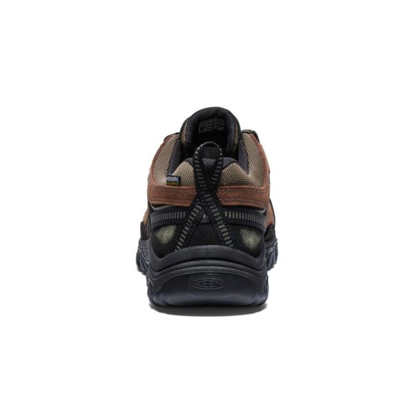Men's Targhee IV Wide Waterproof Hiking Shoe  |  Bison/Black