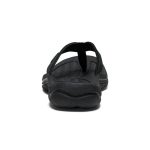 Men's Kona Leather Flip-Flop | Black/Steel Grey