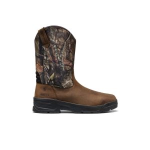 Men's Flatland Pull-On Waterproof Work Boot (Soft Toe) | MOSSY OAK® BREAK-UP COUNTRY©®
