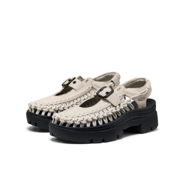 All Gender UNEEK PLT Mary Jane Sneaker  |  Birch Smooth Lea