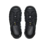 Men's Hyperport Fisherman Leather Sandal | Black/Keen Yellow