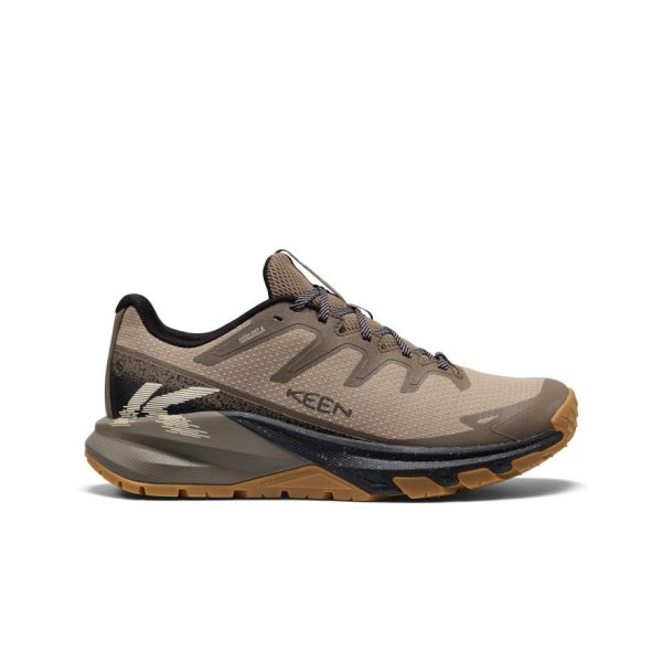 Men's Targhee Apex Wide Waterproof Hiking Shoe | Brindle/Canteen