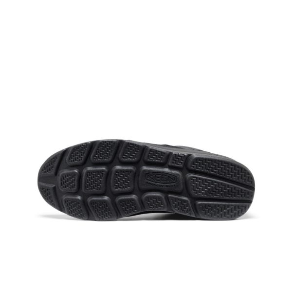 Women's KM2 Leather Jogger | Black/Black