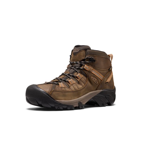 Men's Targhee II Waterproof Mid Wide | Black Olive/Chipmunk