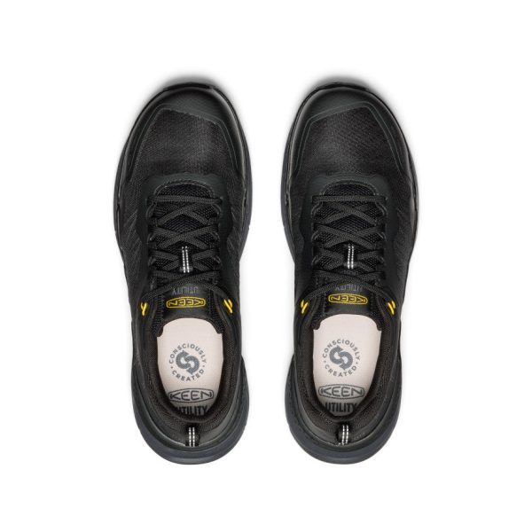 Men's Speedworks Work Sneaker (Carbon Toe) | Black/Steel Grey
